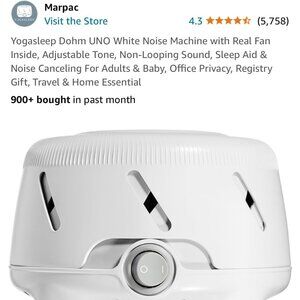 YOGA SLEEP WHITE NOISE MAKER